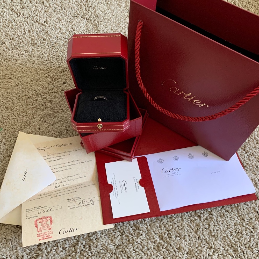 Cartier Love Ring - White Gold